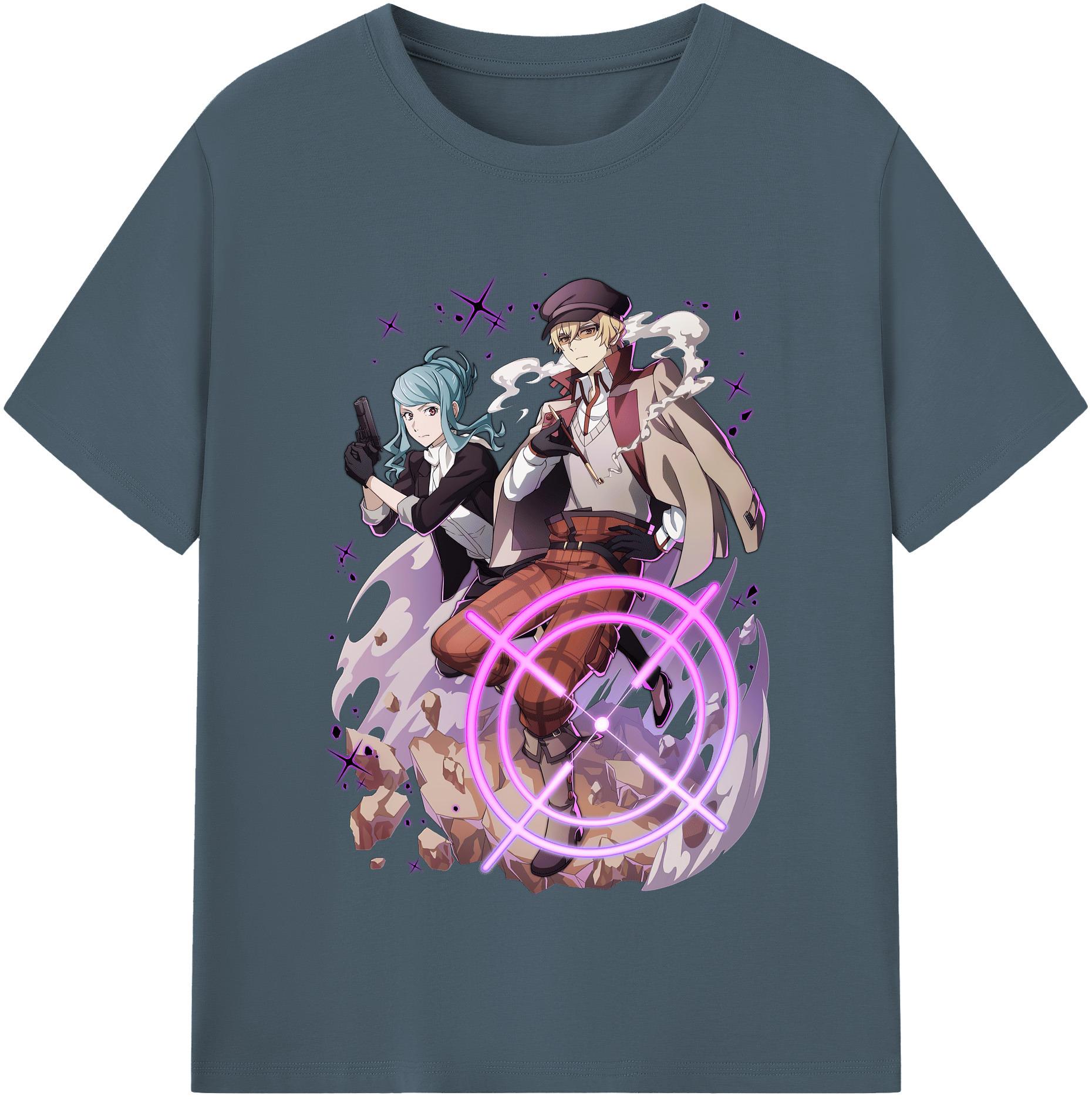 （画像用） 文豪ストレイドッグス Bungo Stray Dogs 綿100％半袖Tシャツ（フロントプリント）